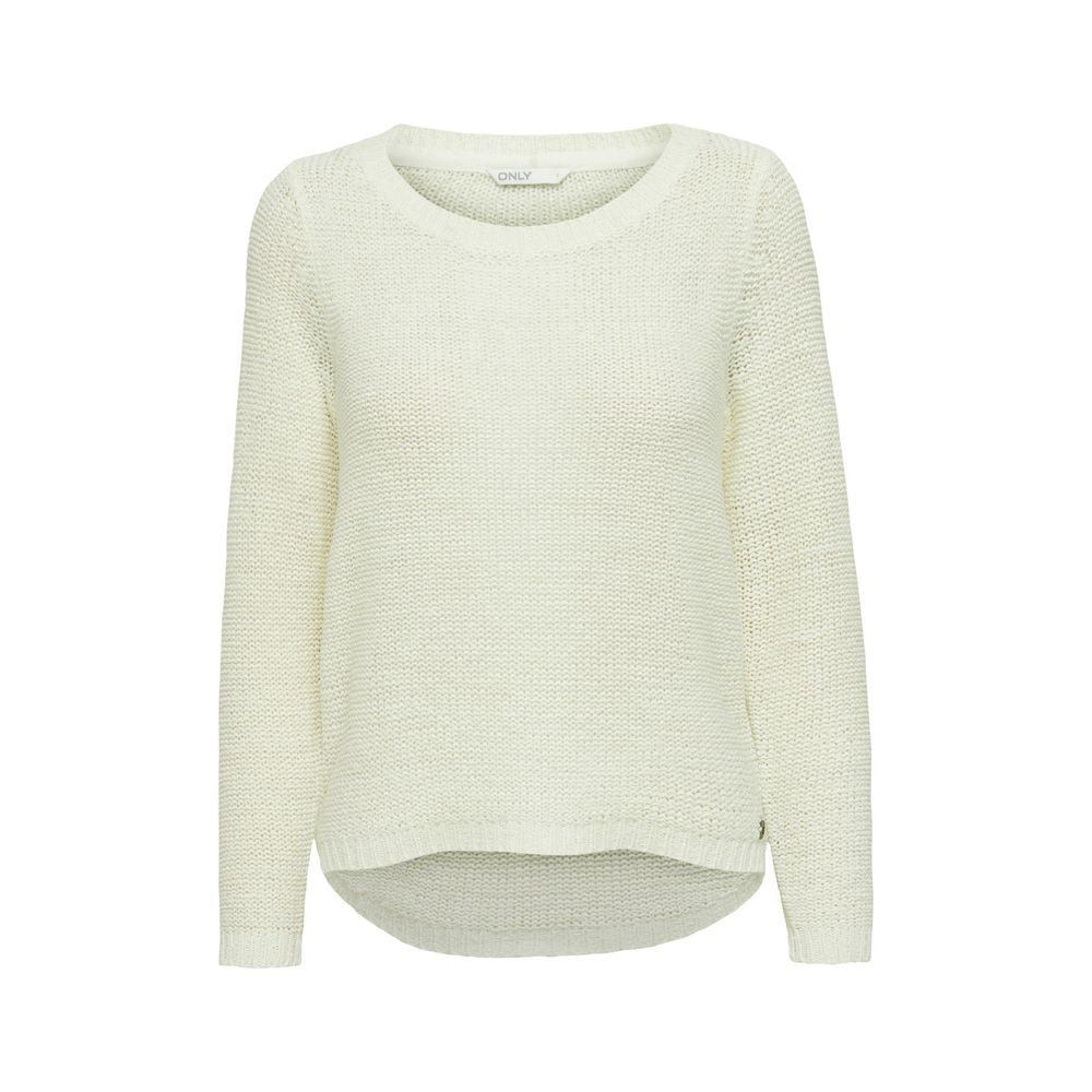 White Polyester Sweater