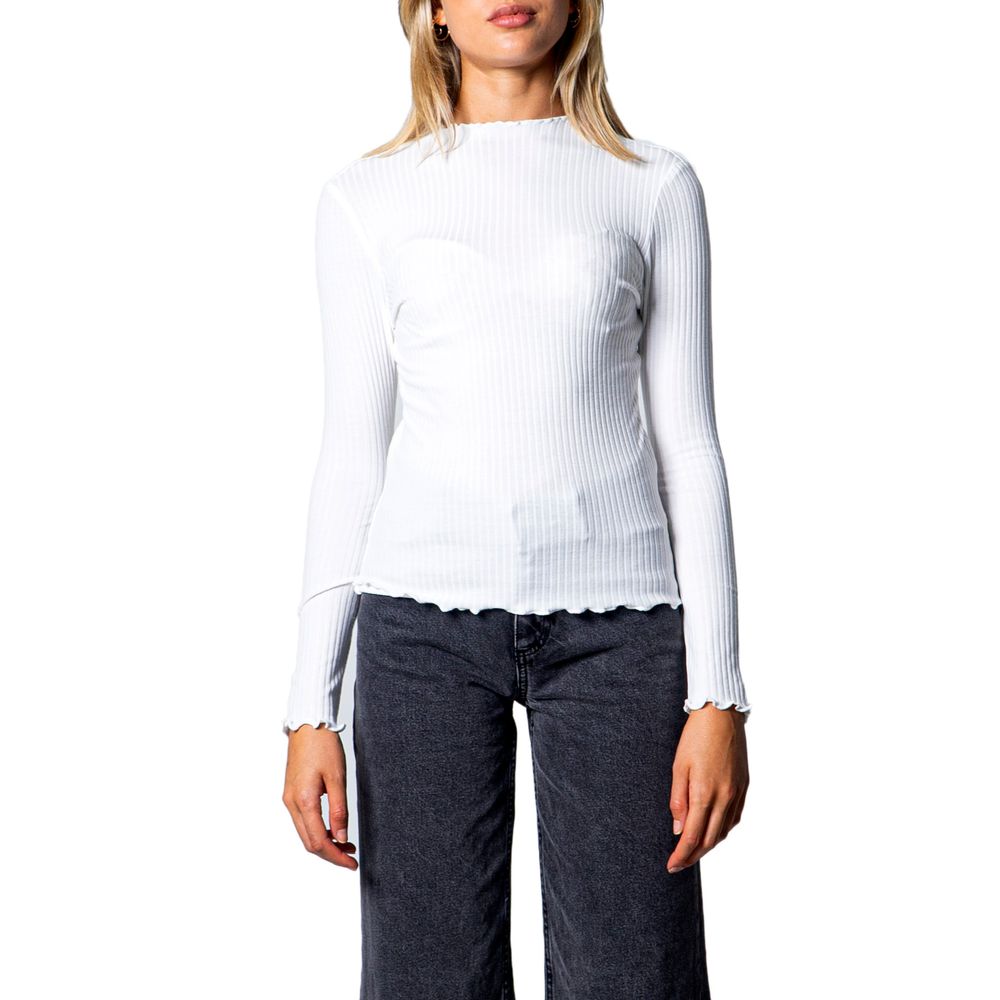 White Polyester Sweater