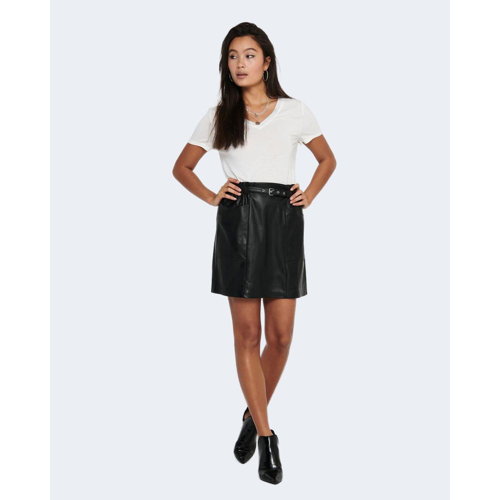 Black Polyester Skirt