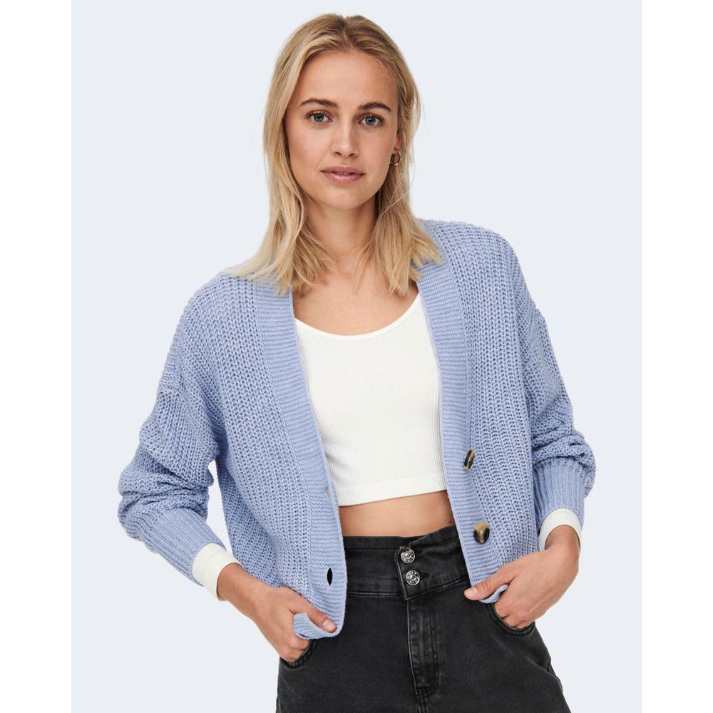 Blue Acrylic Cardigan