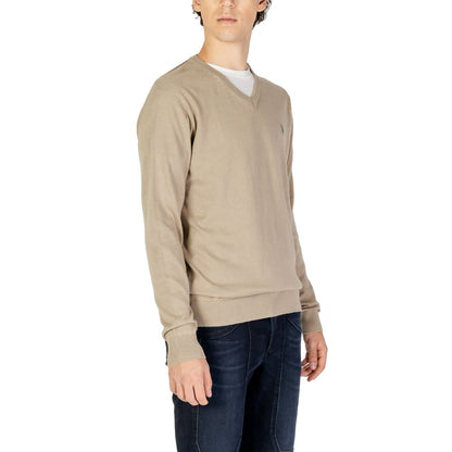 Beige Cotton Sweater