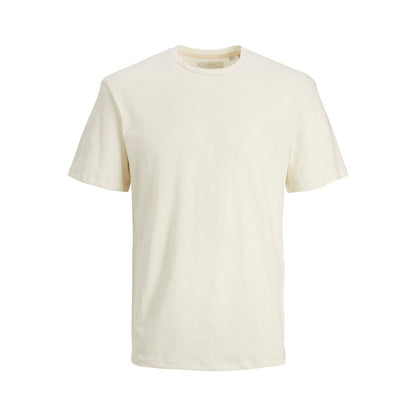 Cream Cotton T-Shirt