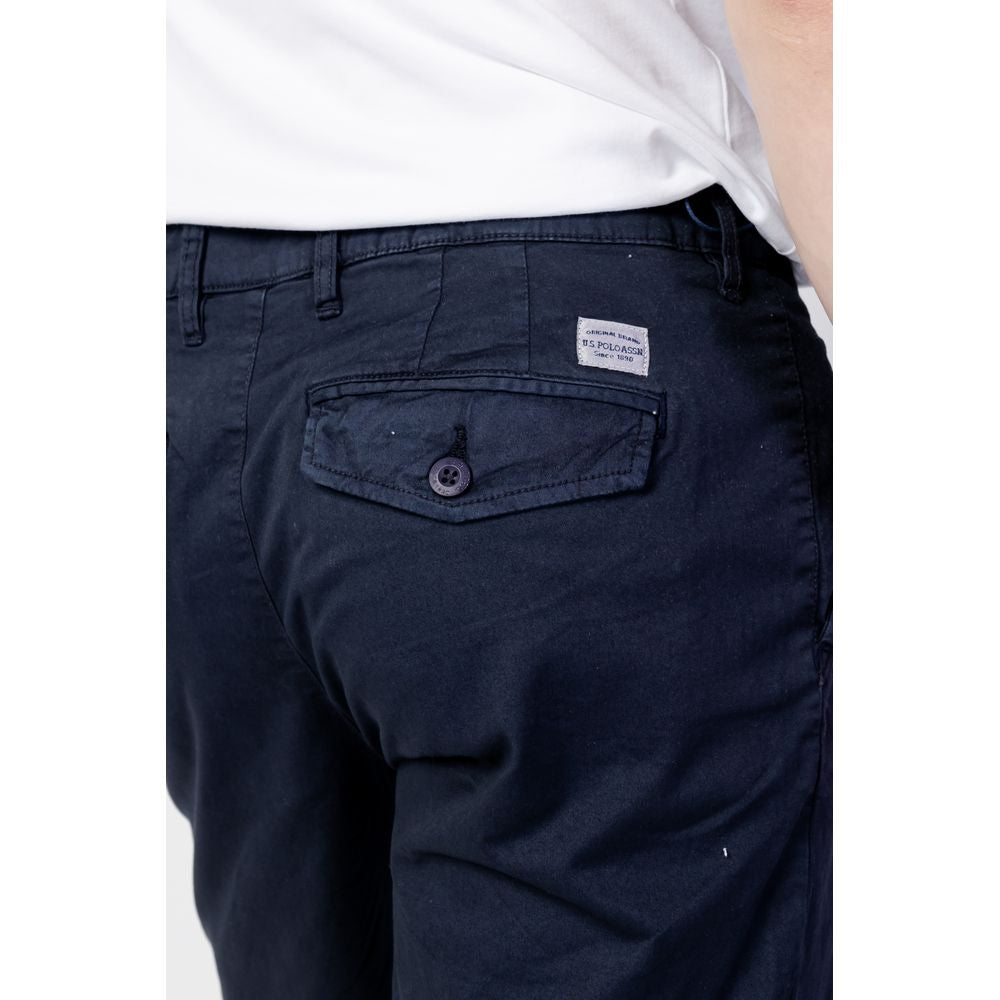 Blue Cotton Short