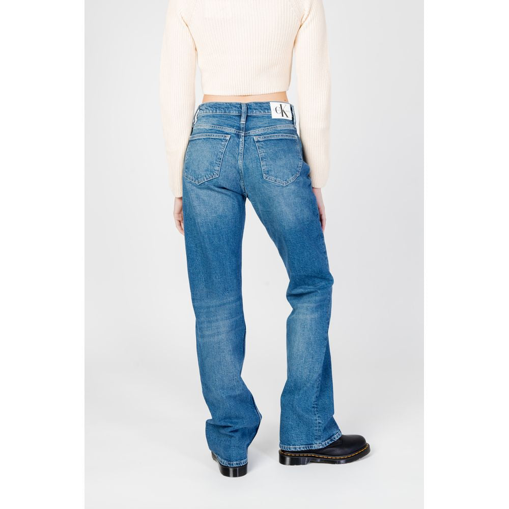 Blue Cotton Jeans & Pant