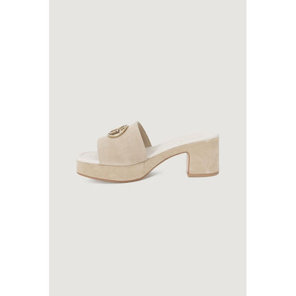 Beige Suede Sandal