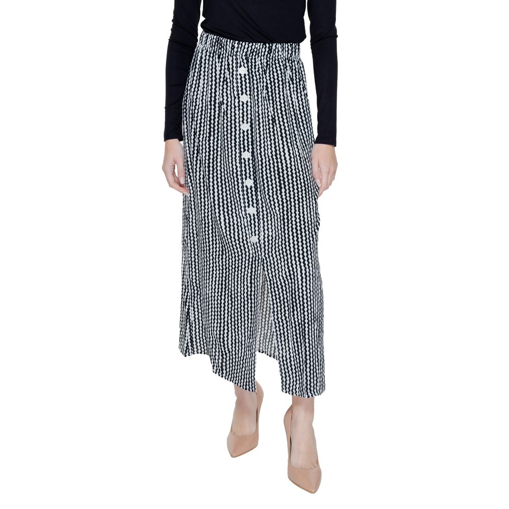 Black Viscose Skirt