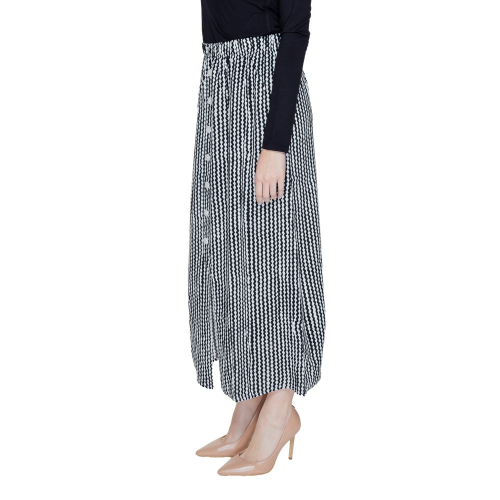 Black Viscose Skirt