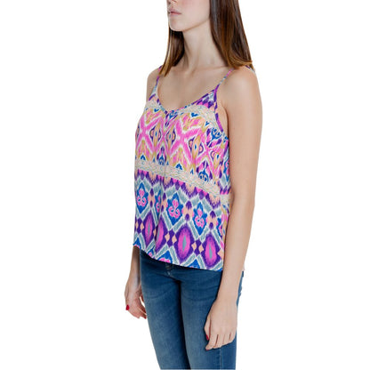 Pink Recycled Polyester Tops & T-Shirt