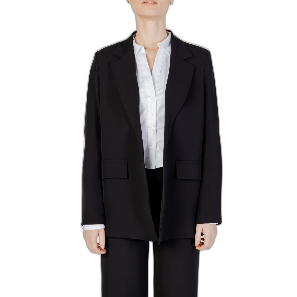 Black Polyester Suits & Blazer