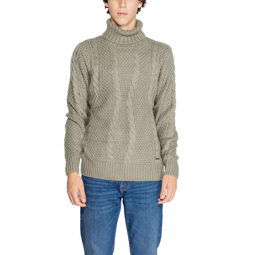 Green Polyester Sweater