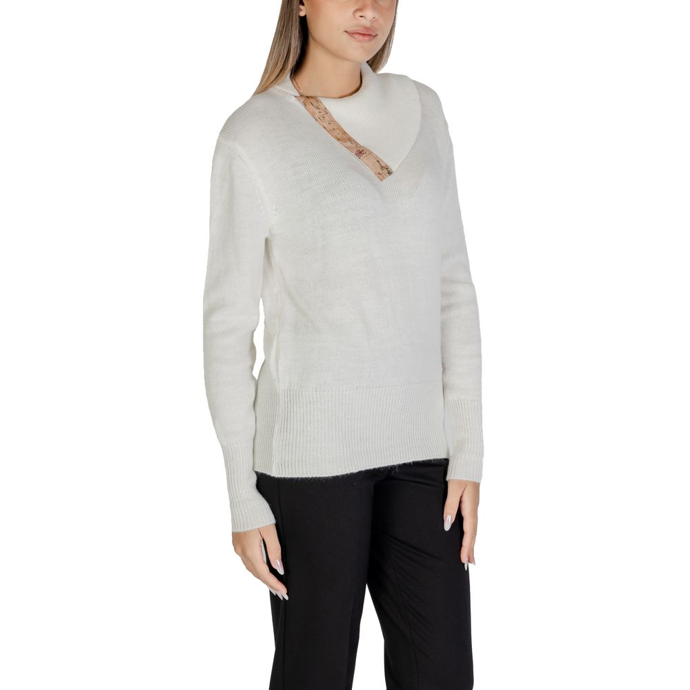 White Viscose Sweater