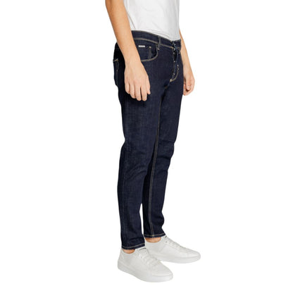 Blue Cotton Jeans & Pant