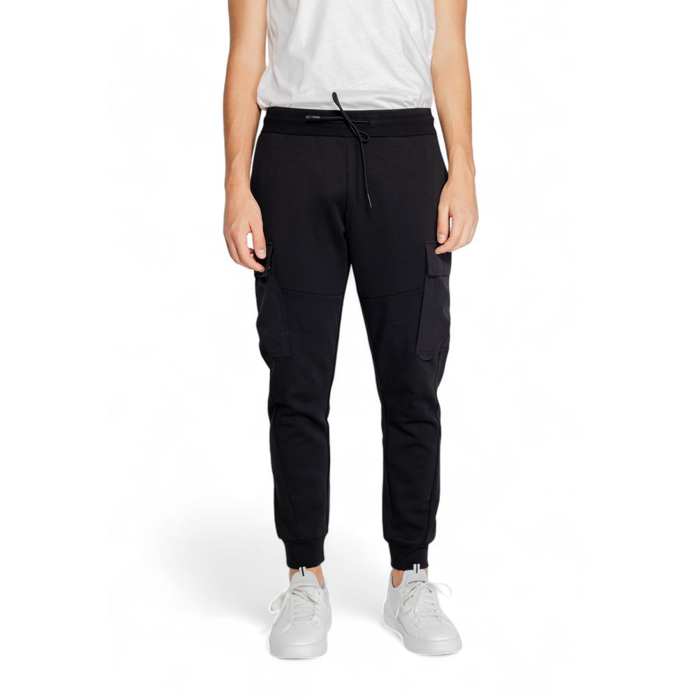 Black Cotton Jeans & Pant