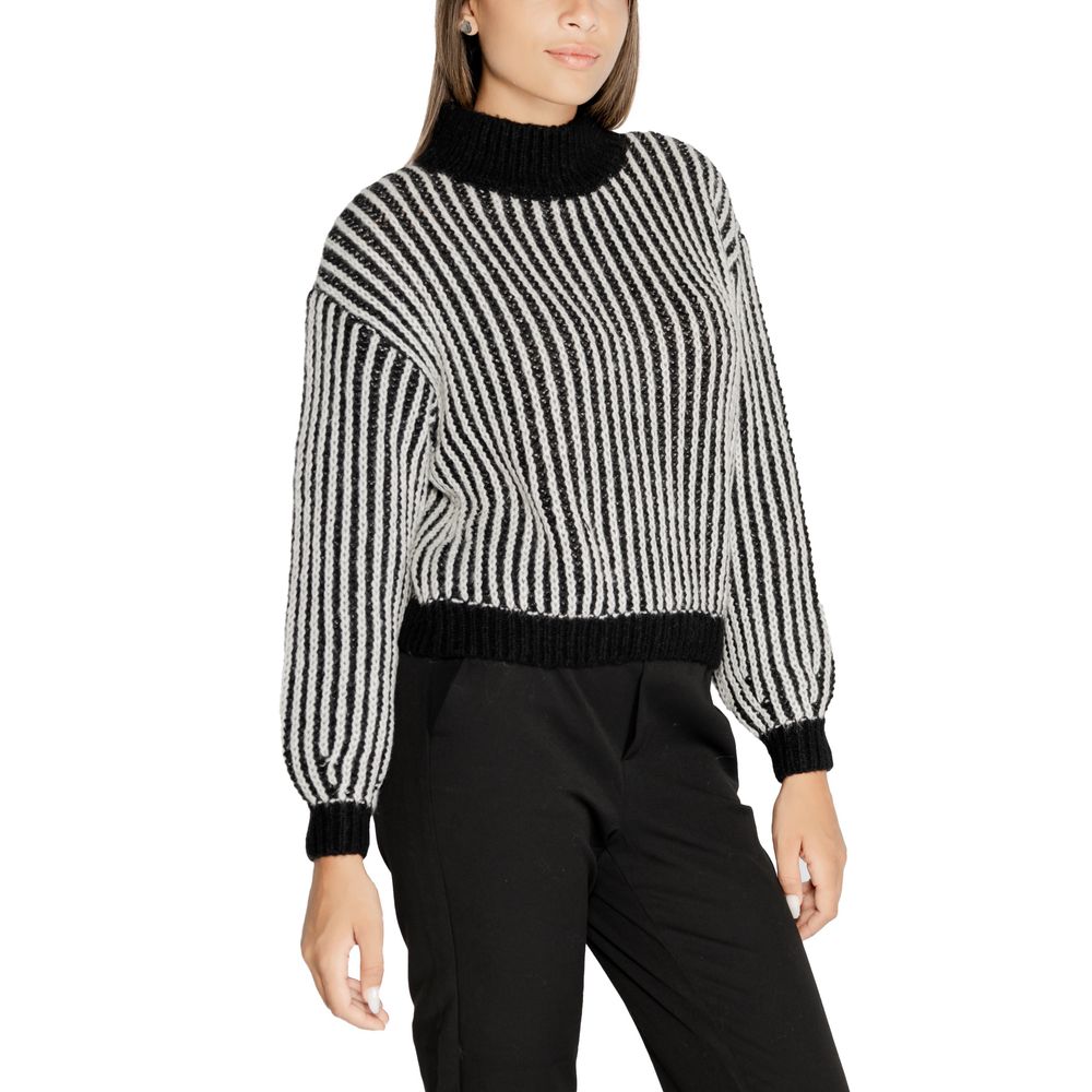 Black Polyester Sweater