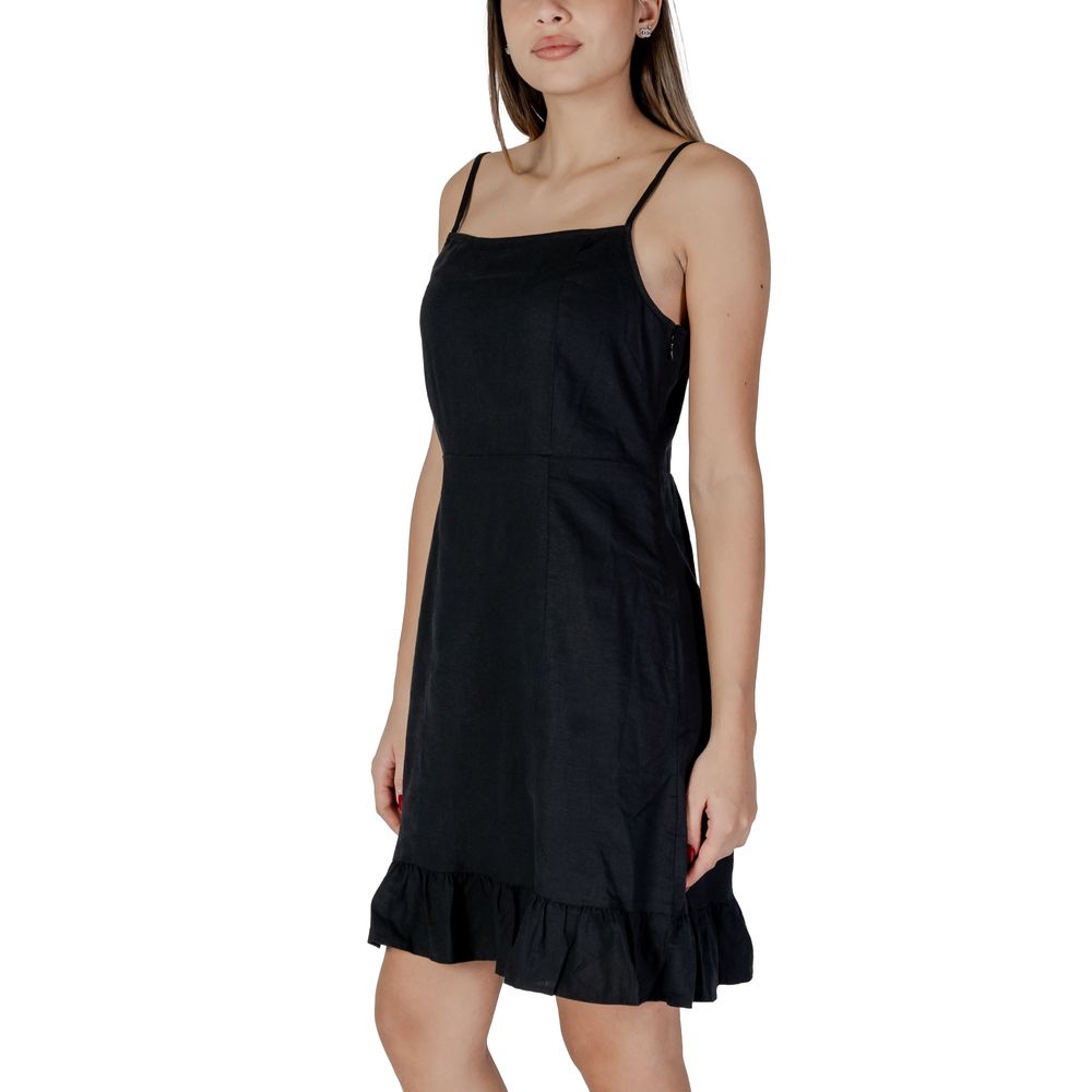 Black Linen Dress