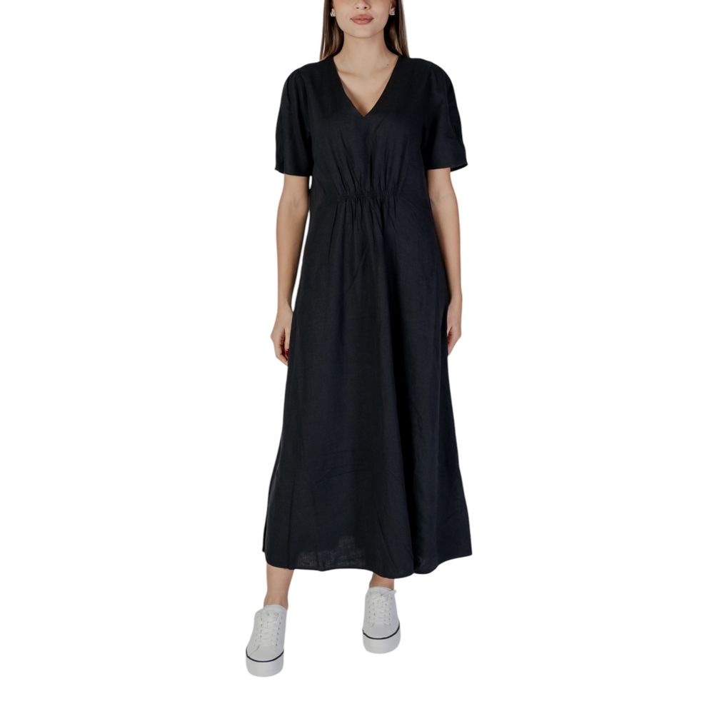 Black Linen Dress