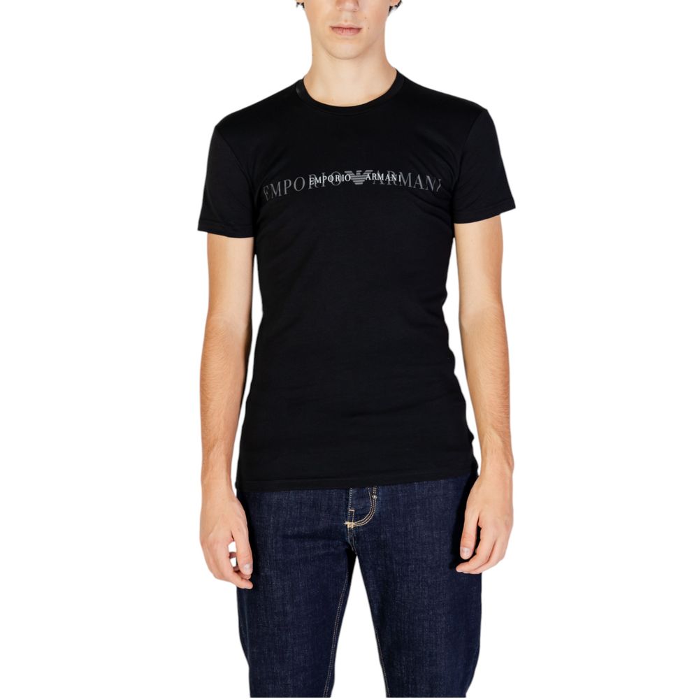 Black Cotton T-Shirt