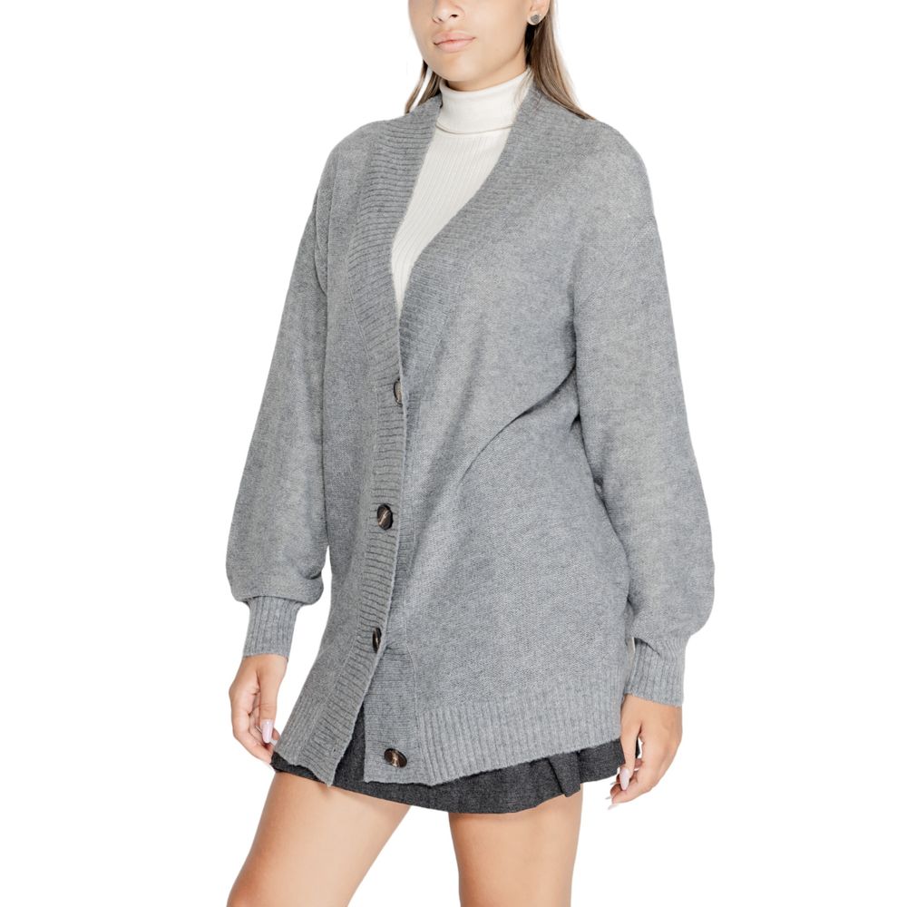 Gray Polyester Sweater