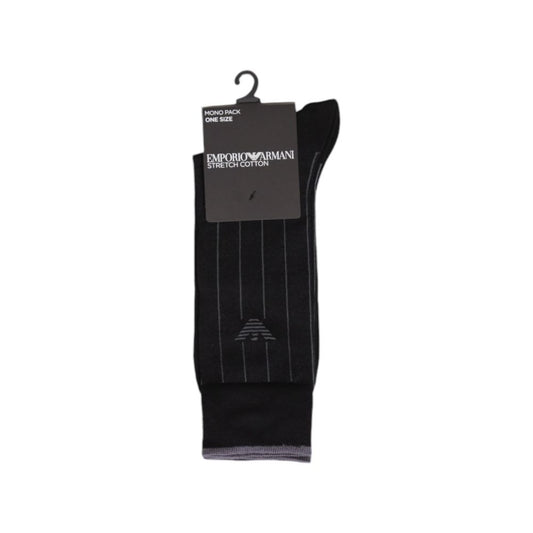 Black Cotton Sock