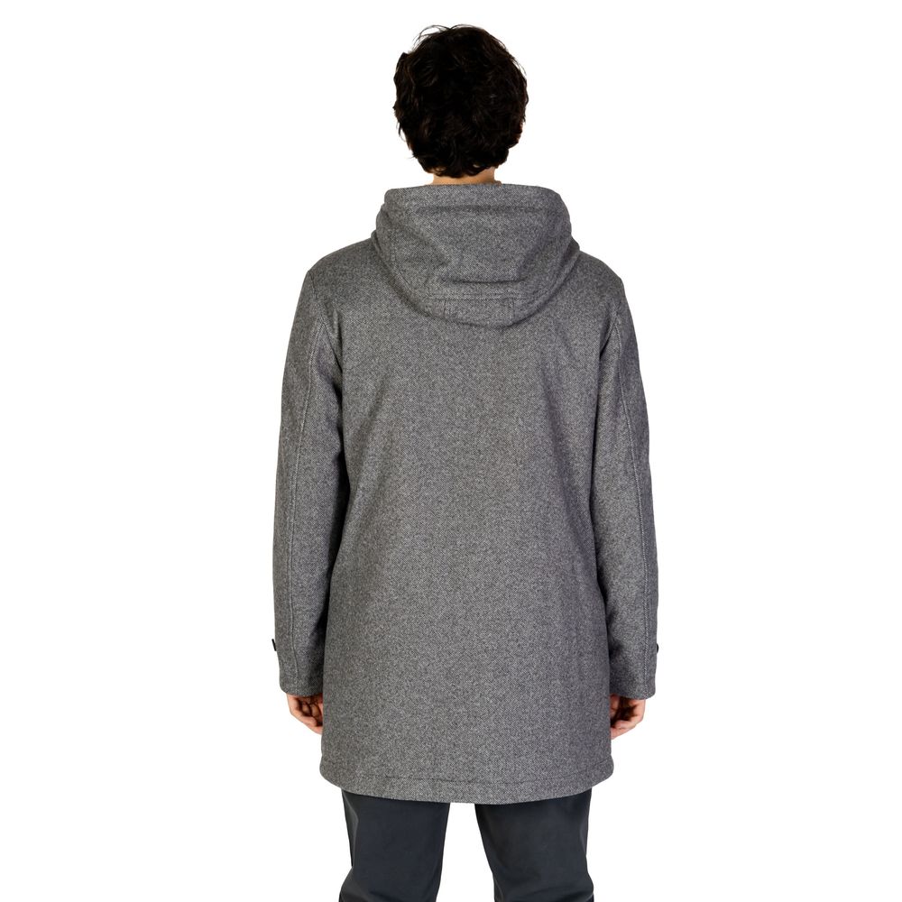 Gray Polyester Jacket