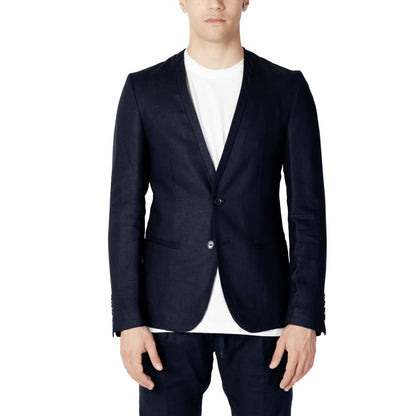 Blue Linen Blazer