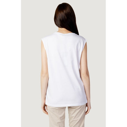 White Cotton Tops & T-Shirt