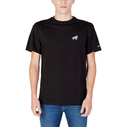 Black Cotton T-Shirt