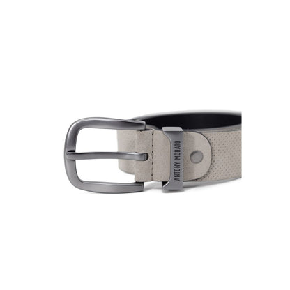 White Leather Belt