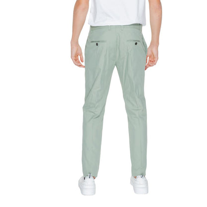 Green Cotton Jeans & Pant