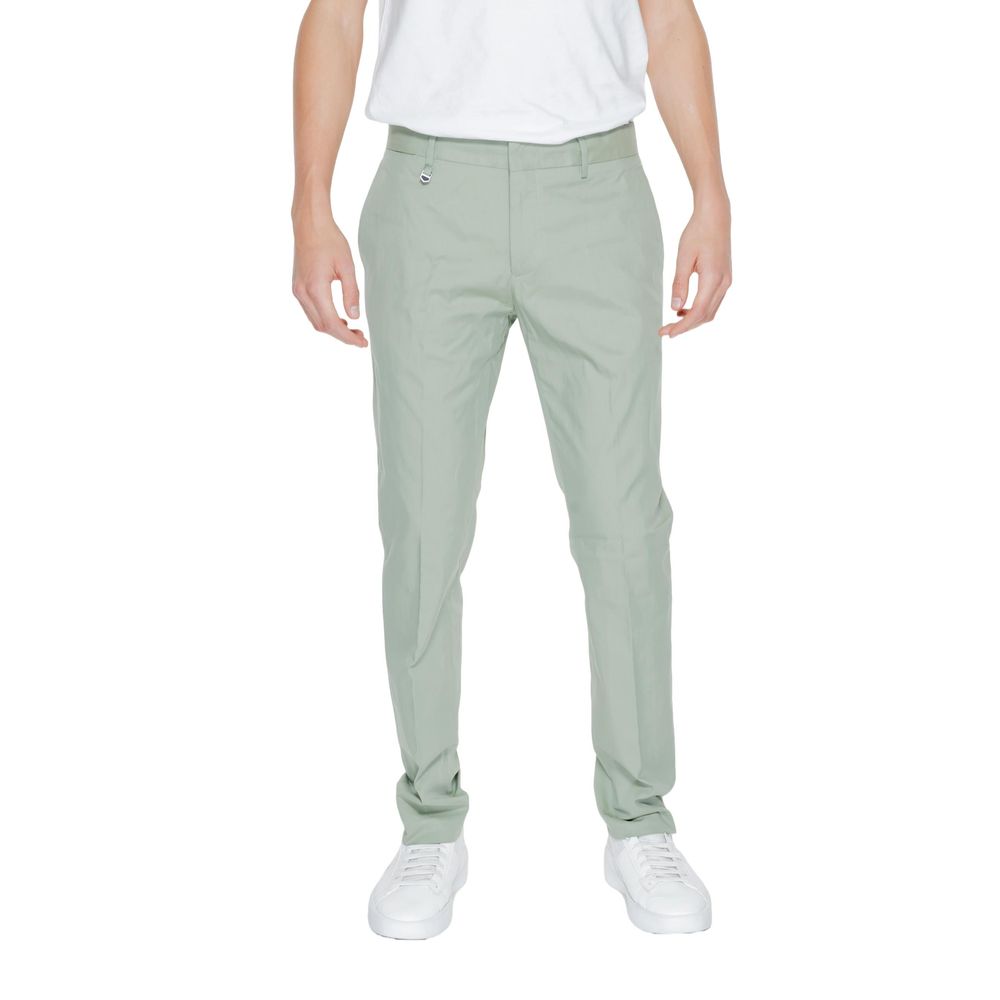 Green Cotton Jeans & Pant