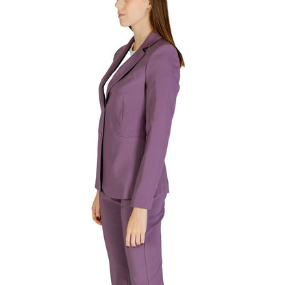 Purple Polyester Suits & Blazer