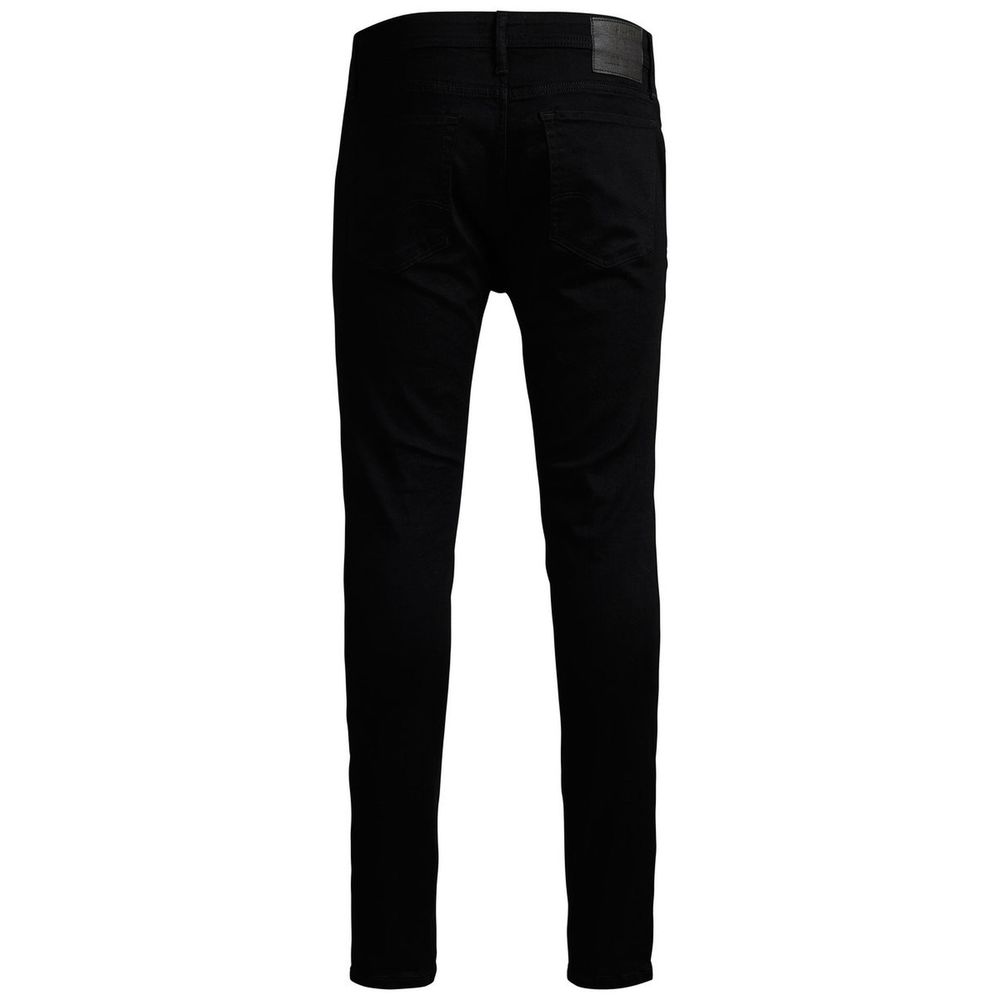 Black Cotton Jeans & Pant