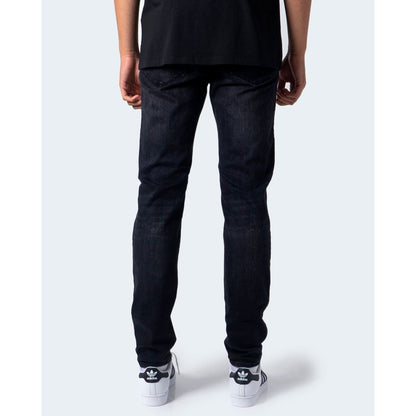 Black Cotton Jeans & Pant