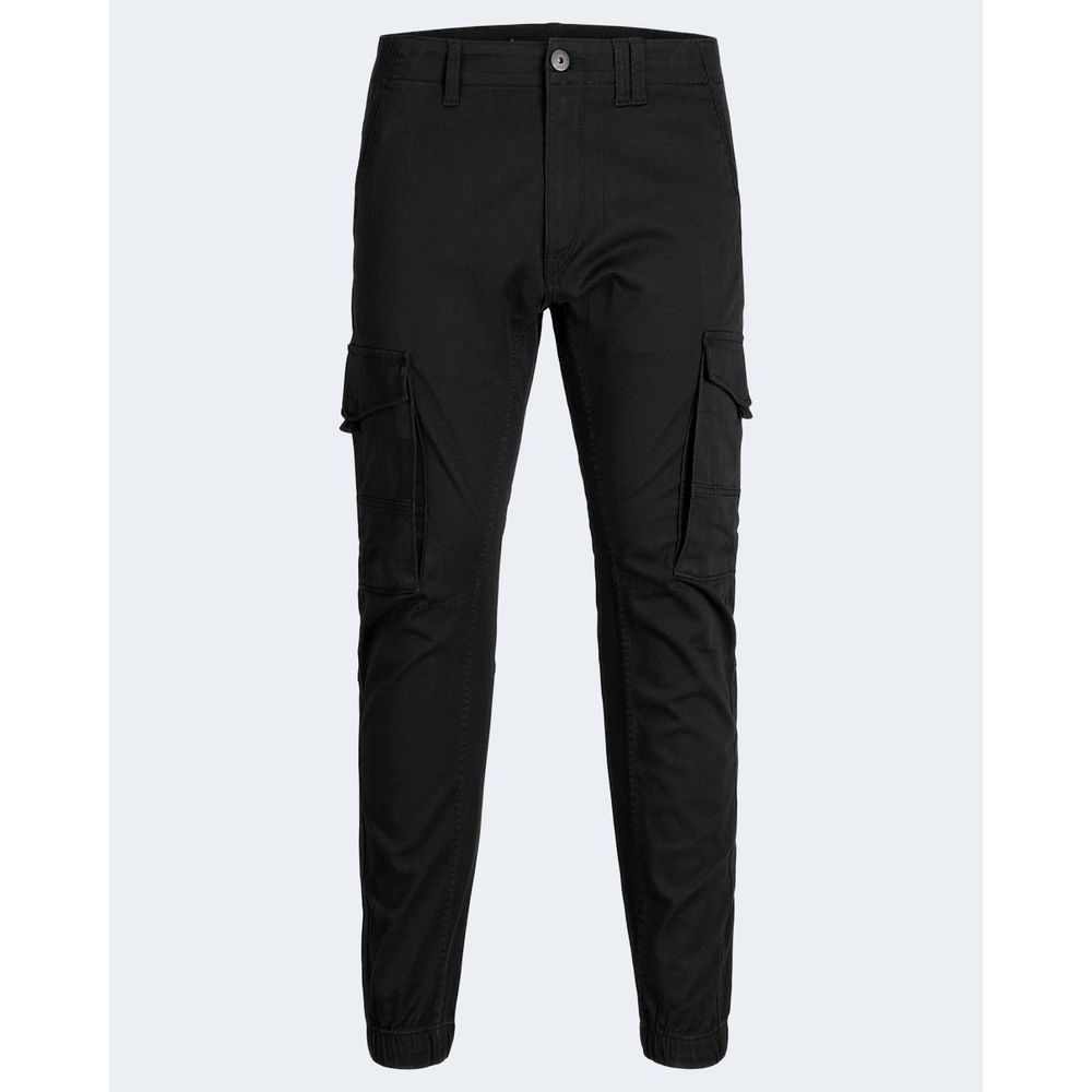 Black Cotton Jeans & Pant