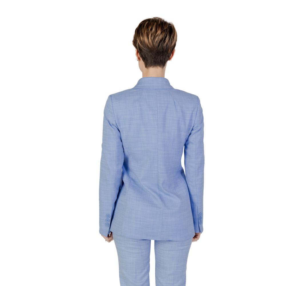 Blue Viscose Suits & Blazer