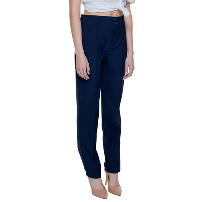 Blue Polyamide Jeans & Pant