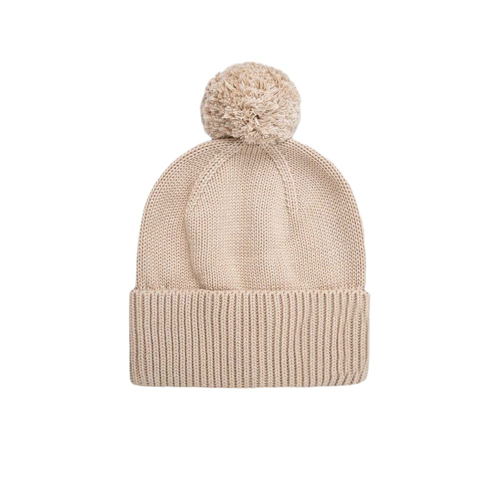 Beige Cotton Hat