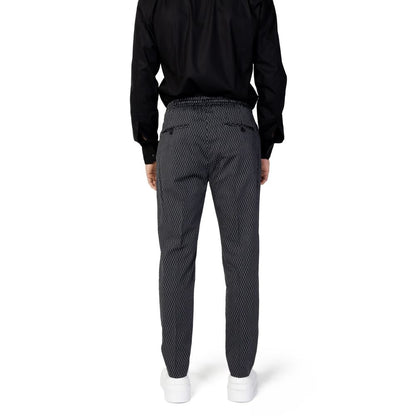 Black Cotton Jeans & Pant