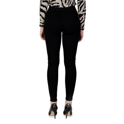 Black Viscose Jeans & Pant