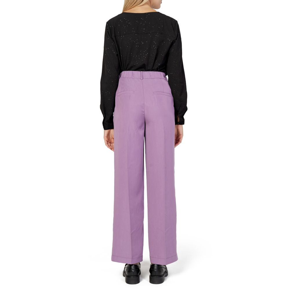 Purple Lyocell Jeans & Pant