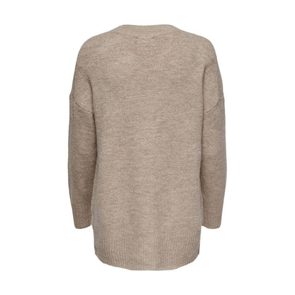 Beige Acrylic Sweater