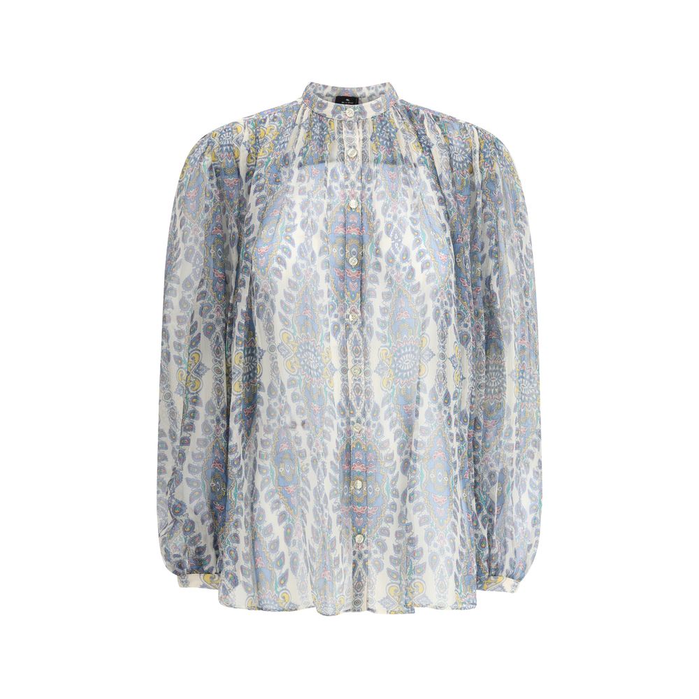 Paisley Print Blouse