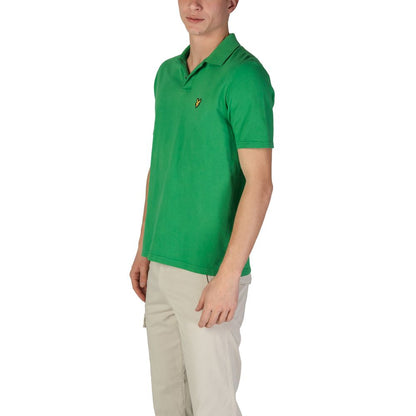 Green Cotton Polo Shirt