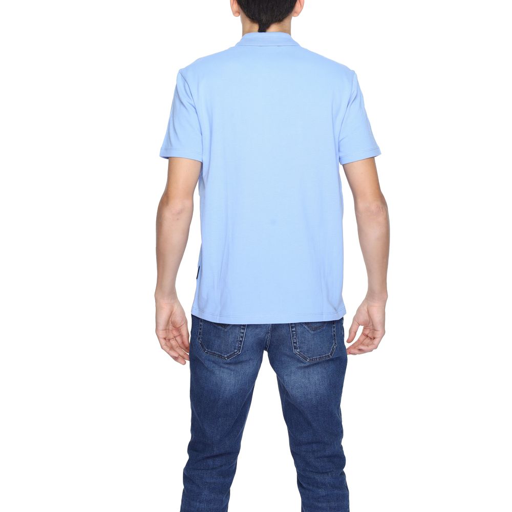 Light Blue Cotton Polo Shirt