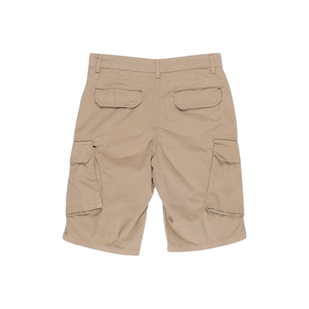 Beige Cotton Short