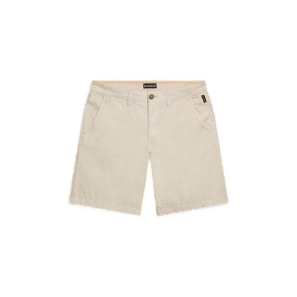 Beige Cotton Short