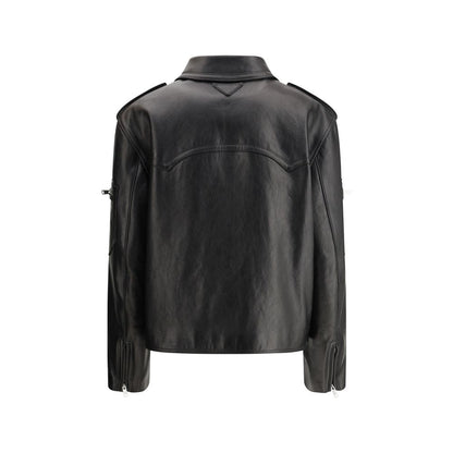 Biker leather Jacket