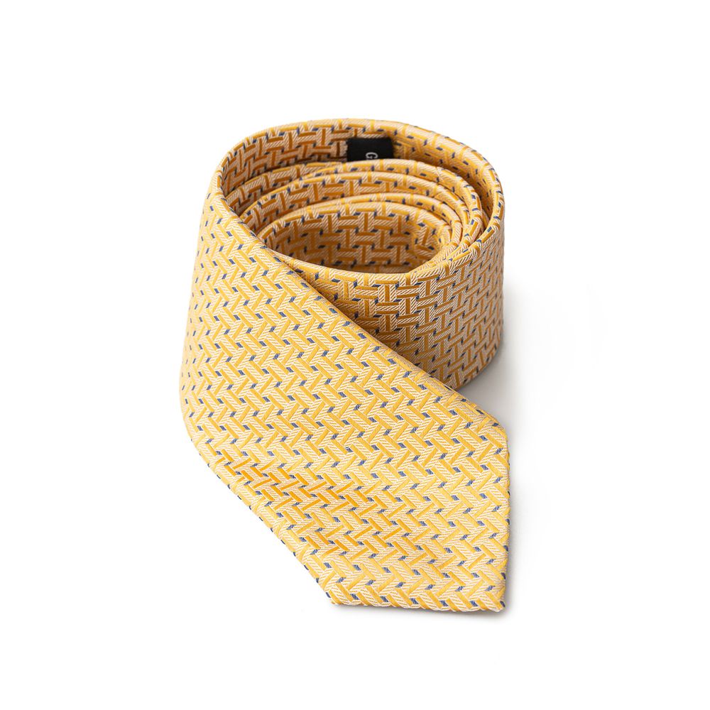 Yellow Silk Ties & Bowty