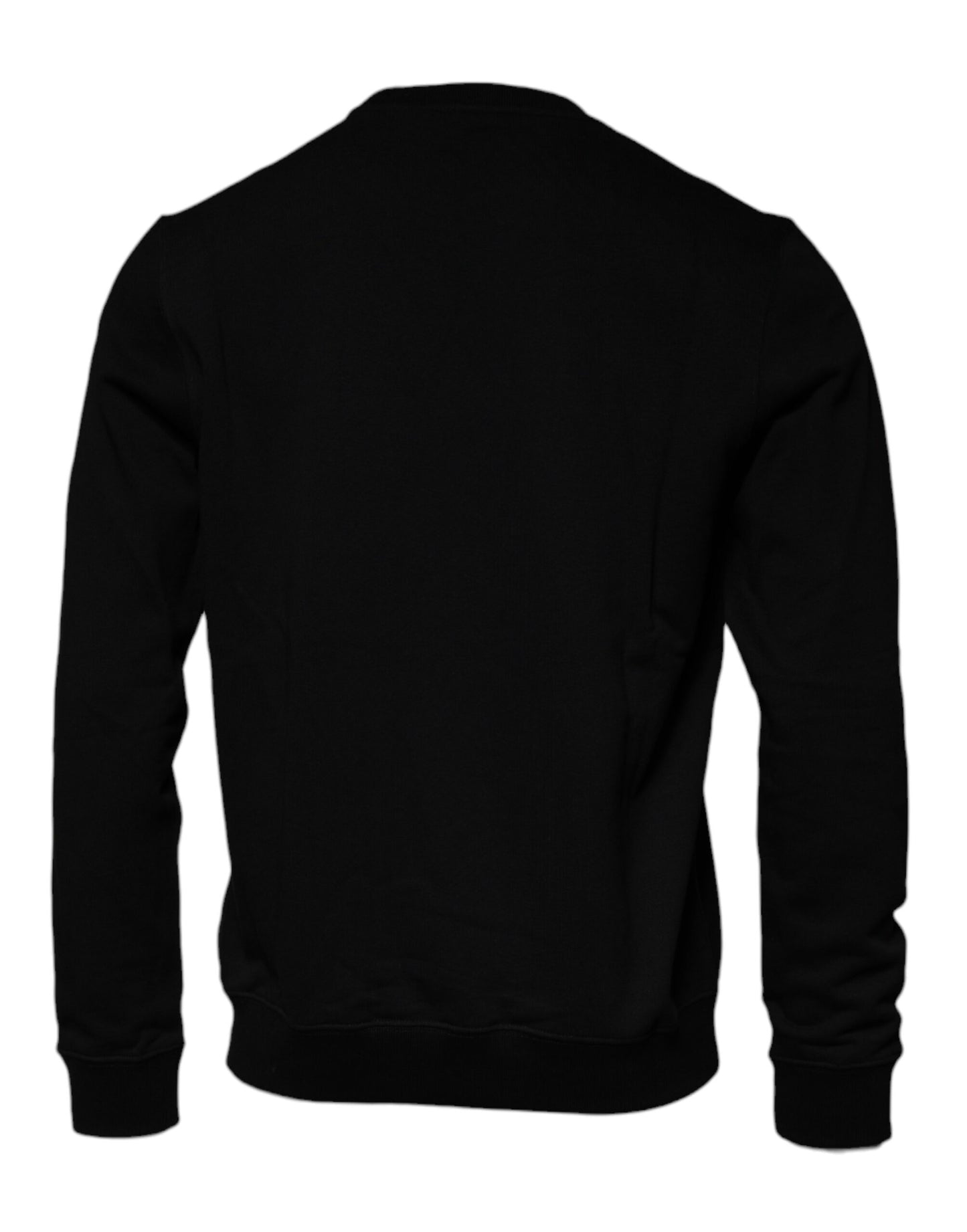 Black Medusa Fleece Men Crew Neck Sweatshirt Sweater