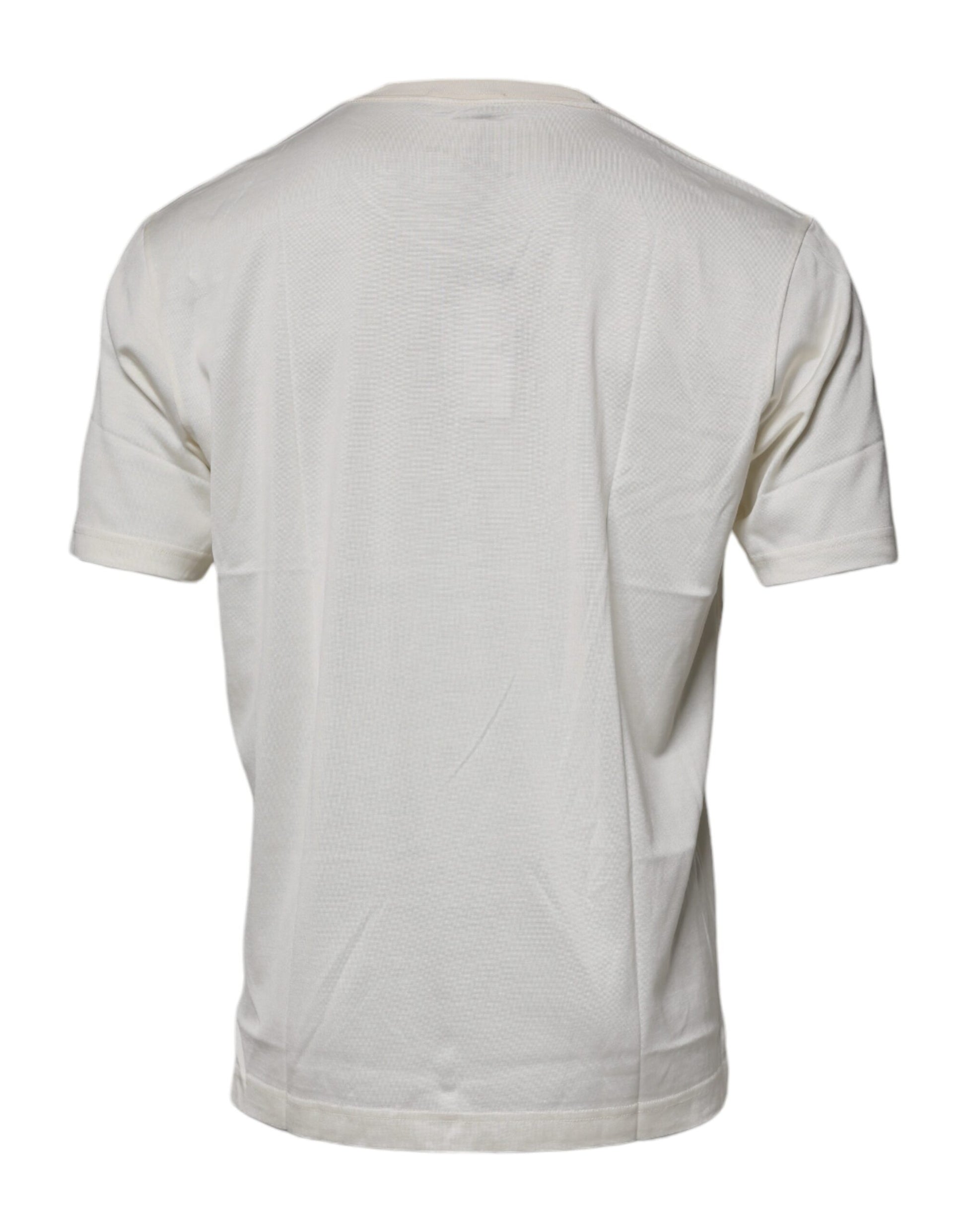 Off White Crew Neck Short Sleeve T-shirt